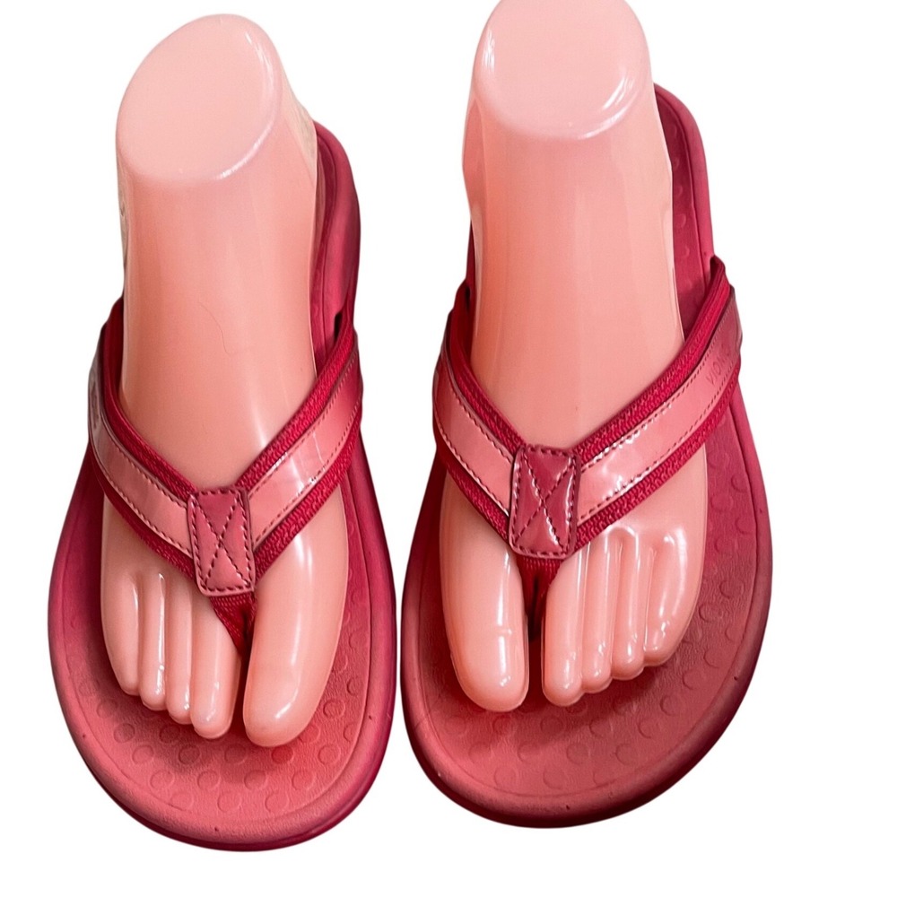 Vionic Tide II Pink Orthotic Flip Flop Sandals Womens 9 Orthopedic Arch Support